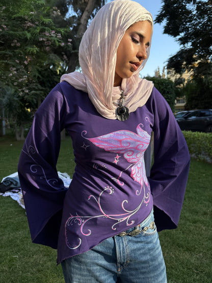 Twilight whimsical fairy top